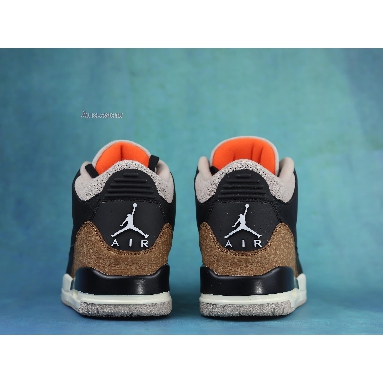 Air Jordan 3 Retro Desert Elephant CT8532-008 Black/Rush Orange-Fossil Stone-Sail Mens Womens Shoes