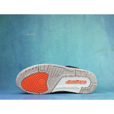 Air Jordan 3 Retro Desert Elephant CT8532-008 Black/Rush Orange-Fossil Stone-Sail Mens Womens Shoes