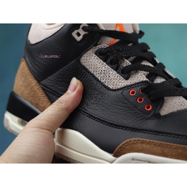 Air Jordan 3 Retro Desert Elephant CT8532-008 Black/Rush Orange-Fossil Stone-Sail Mens Womens Shoes