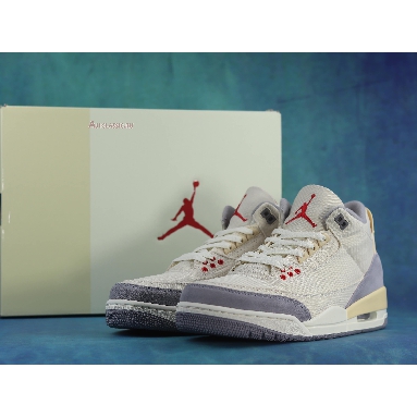 Air Jordan 3 Retro SE Muslin DH7139-100 Muslin/University Red/Cement Grey/Sail Mens Womens Shoes