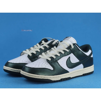 Nike Dunk Low Vintage Green DQ8580-100 White/Pro Green Mens Womens Shoes