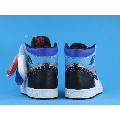 Air Jordan 1 Retro High OG Prototype DC6515-100 White/Multi-Color/Total Orange Mens Womens Shoes