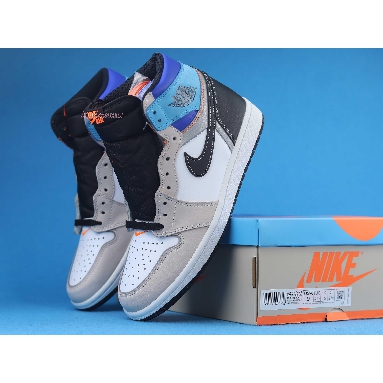 Air Jordan 1 Retro High OG Prototype DC6515-100 White/Multi-Color/Total Orange Mens Womens Shoes