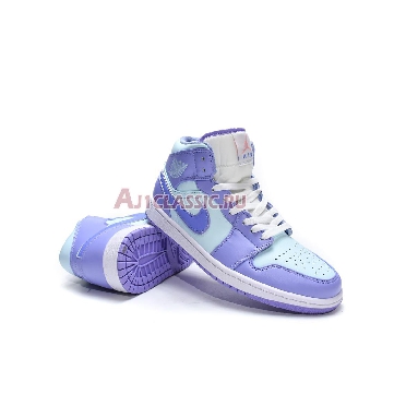 Air Jordan 1 Mid Purple Pulse 554724-500 Purple Pulse/Arctic Punch/Glacier Blue Mens Womens Shoes
