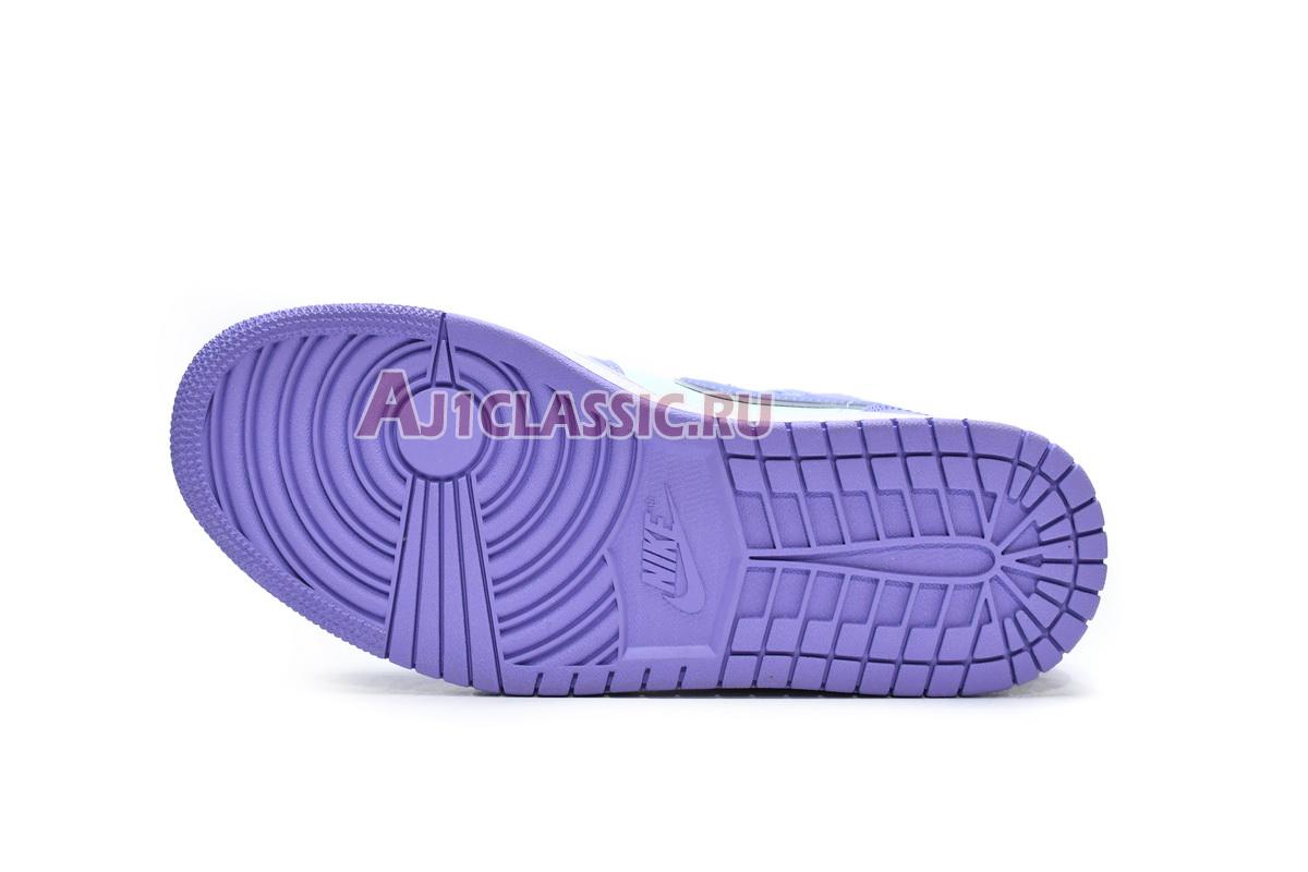 New Air Jordan 1 Mid "Purple Pulse" 554724-500 Shoes