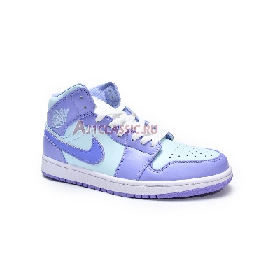 Air Jordan 1 Mid Purple Pulse 554724-500 Purple Pulse/Arctic Punch/Glacier Blue Mens Womens Shoes