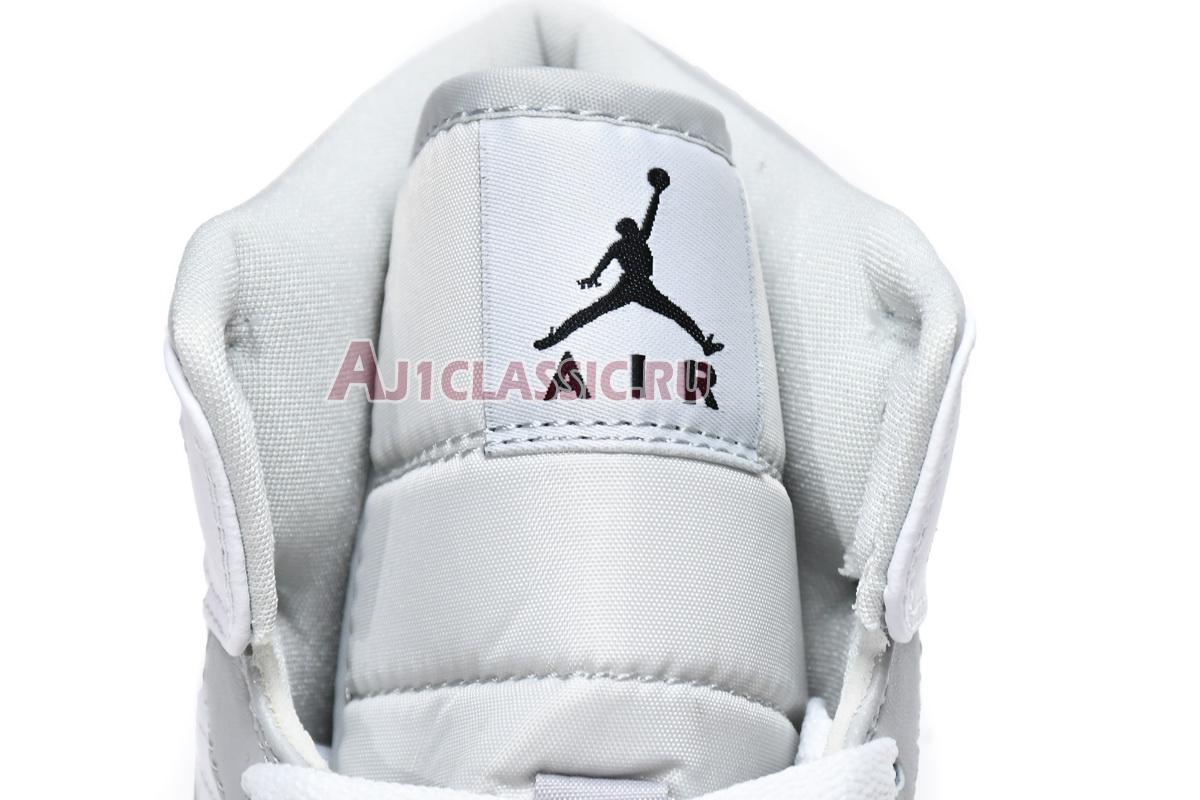 New Air Jordan 1 Mid "Grey Fog" BQ6472-015 Shoes