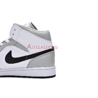 Air Jordan 1 Mid Grey Fog BQ6472-015 White/Light Smoke Grey/Black Mens Womens Shoes