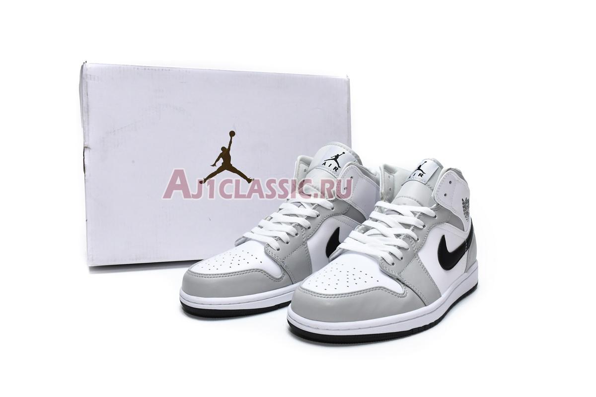New Air Jordan 1 Mid "Grey Fog" BQ6472-015 Shoes