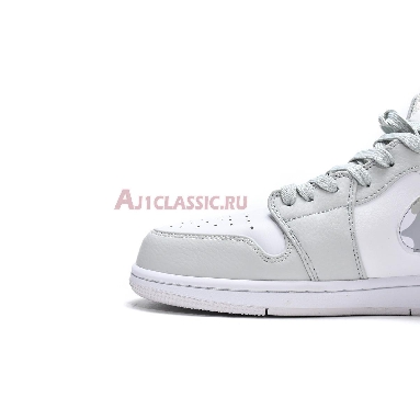 Air Jordan 1 Mid Swoosh Logo - Grey Camo DC9035-100 White/Photon Dust/Grey Fog Mens Womens Shoes