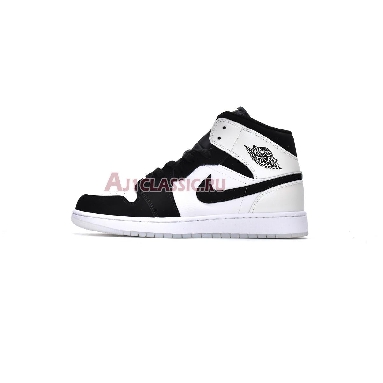 Air Jordan 1 Mid  SE Diamond DH6933-100 White/Black/Multi-Color Mens Womens Shoes