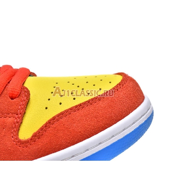 Nike SB Dunk Low Bart Simpson BQ6817-602-02 Habanero Red/White-Blue Hero Mens Womens Shoes