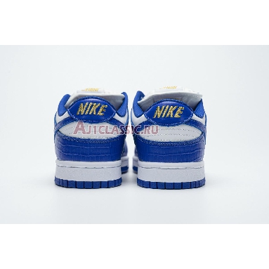 Supreme x Nike Dunk Low OG SB QS Hyper Royal DH3228-100 White/Metallic Gold/Hyper Blue Mens Womens Shoes