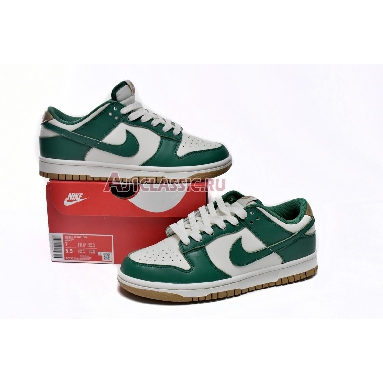 Nike Dunk Low Green and Gold FB7173-131 Green/Metallic Gold-Sail Mens Womens Shoes