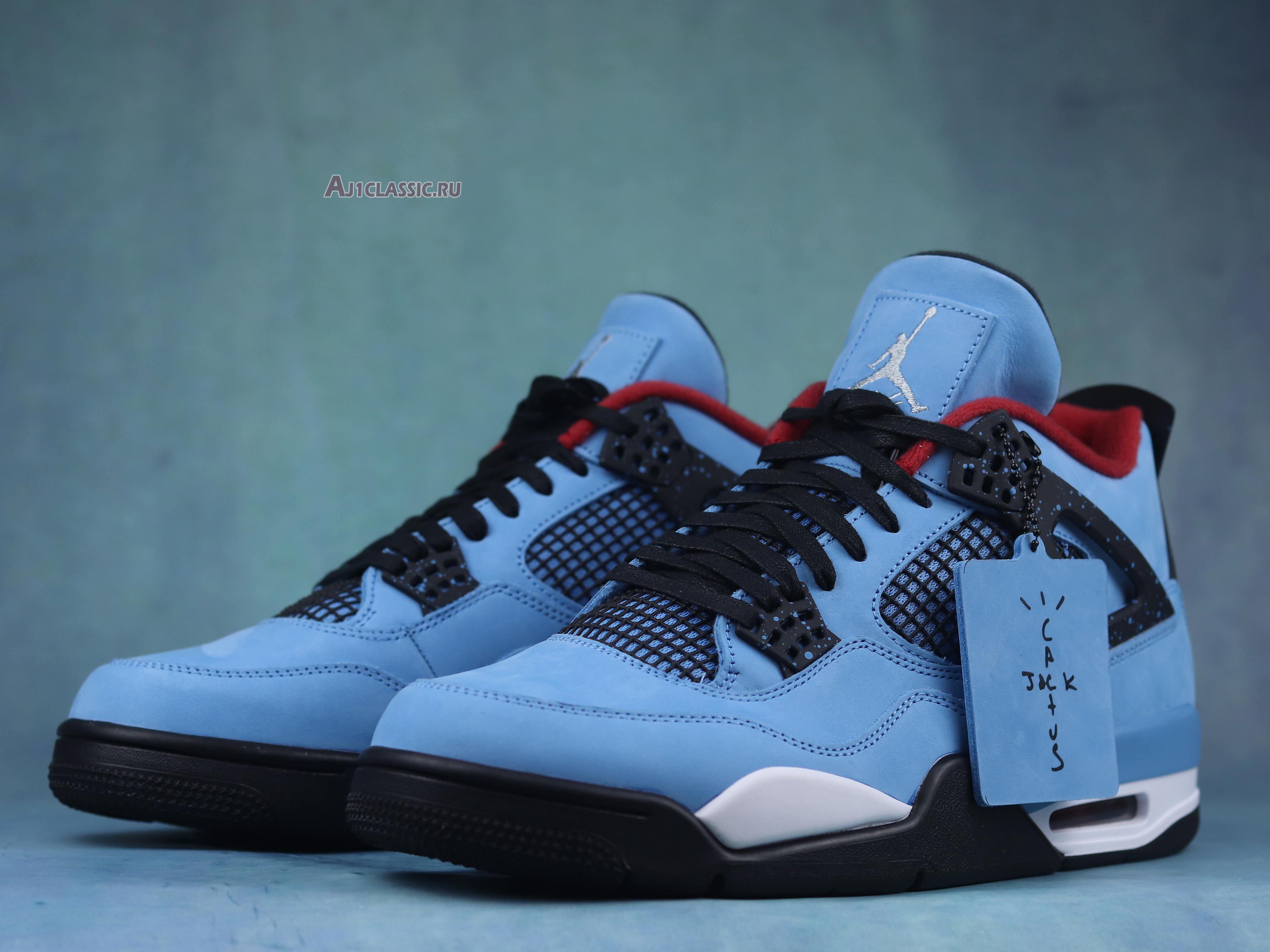 New Travis Scott x Air Jordan 4 Retro "Cactus Jack" 308497-406-02 Shoes