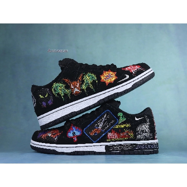 Neckface x Nike Dunk Low Pro SB Black DQ4488-001 Black/Multi-Color Mens Womens Shoes