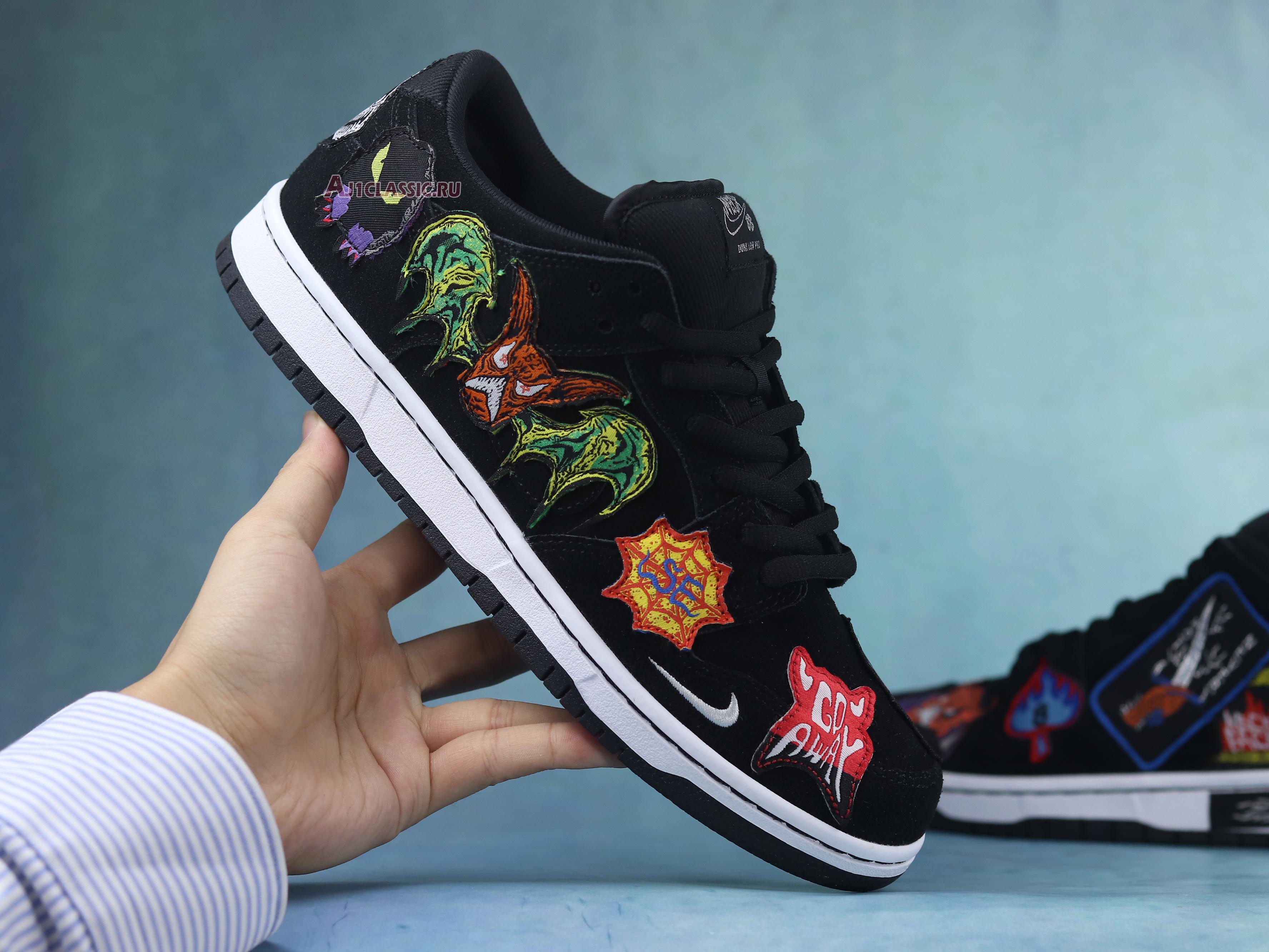 New Neckface x Nike Dunk Low Pro SB "Black" DQ4488-001 Shoes