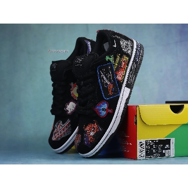Neckface x Nike Dunk Low Pro SB Black DQ4488-001 Black/Multi-Color Mens Womens Shoes