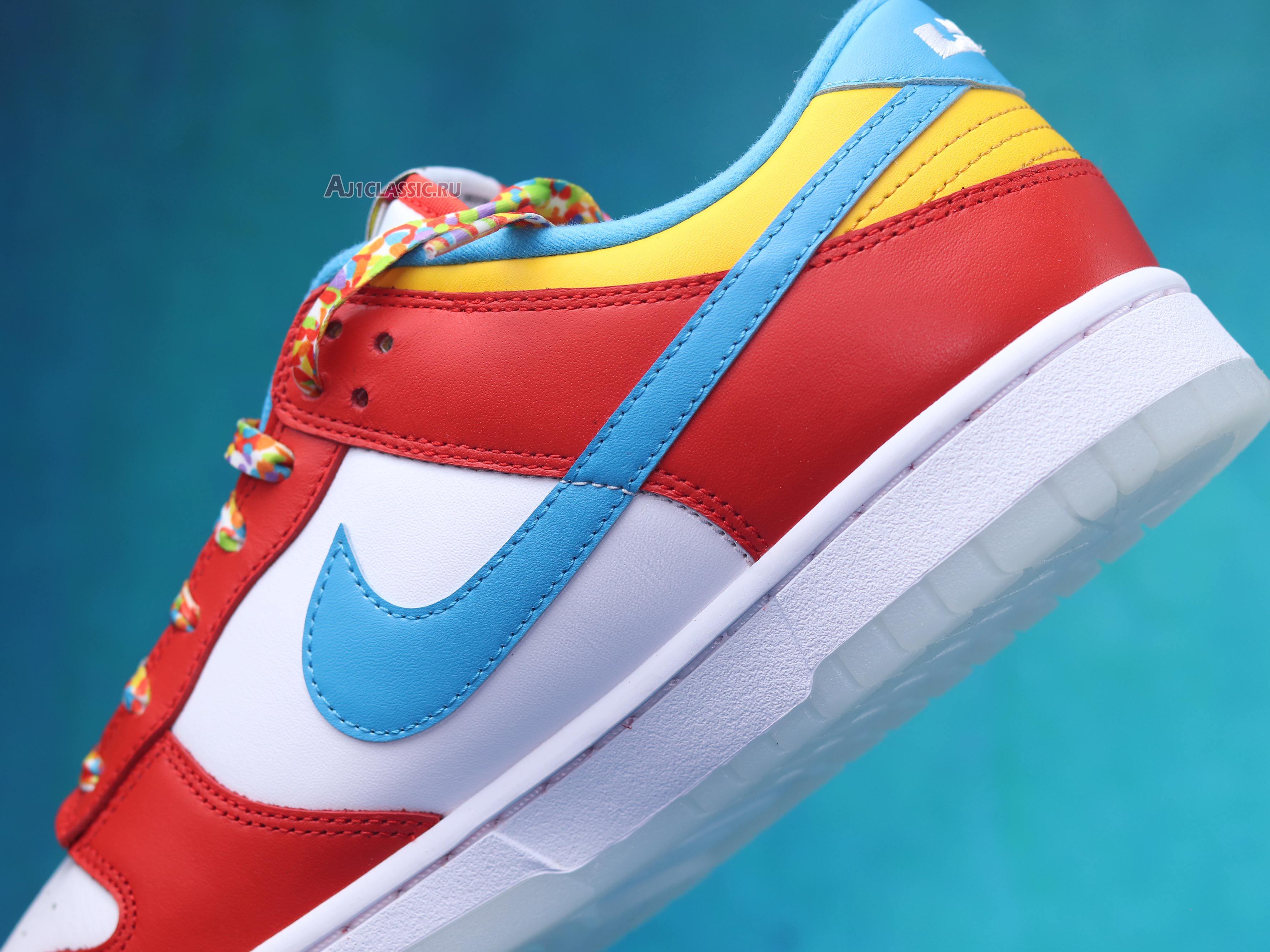 New LeBron James x Nike Dunk Low "Fruity Pebbles" DH8009-600 Shoes