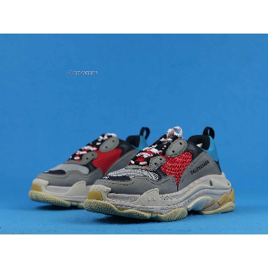 Buy Balenciaga Triple S Sneaker "Blue Red" 2018 533883 W09O2 4365 Quality Reps Replicas Shoes