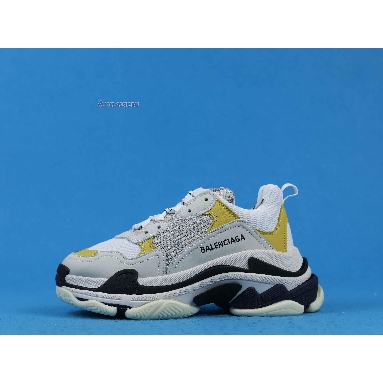 Buy Balenciaga Triple S Sneaker "White Yellow" 2018 483513 W06E2 6890 Quality Reps Replicas Shoes