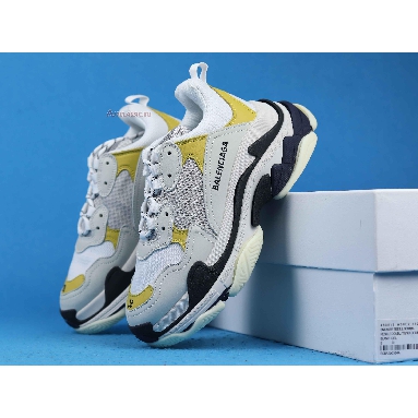 Buy Balenciaga Triple S Sneaker "White Yellow" 2018 483513 W06E2 6890 Quality Reps Replicas Shoes