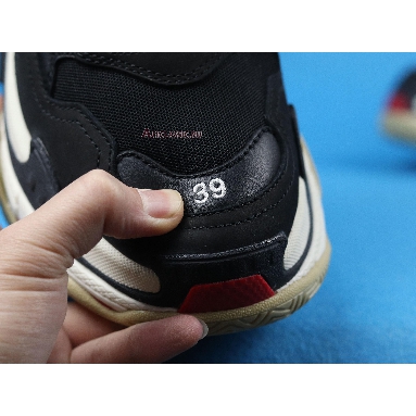 Buy Balenciaga Triple S Sneaker "Black Red" 533882 W09OM 1000 Quality Reps Replicas Shoes