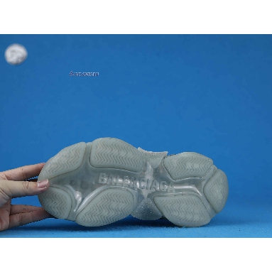 Buy Balenciaga Triple S Sneaker "Pearl Grey Clear Sole" 541624 W0901 1705 Quality Reps Replicas Shoes