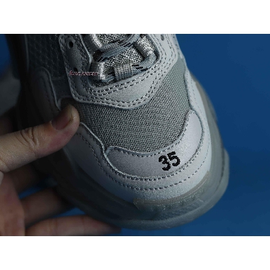 Buy Balenciaga Triple S Sneaker "Pearl Grey Clear Sole" 541624 W0901 1705 Quality Reps Replicas Shoes