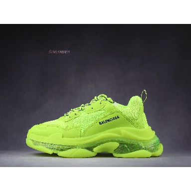 Buy Balenciaga Triple S Sneaker "Fluo Yellow" 541624 W2FF1 7320 Quality Reps Replicas Shoes