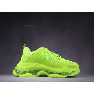 Buy Balenciaga Triple S Sneaker "Fluo Yellow" 541624 W2FF1 7320 Quality Reps Replicas Shoes