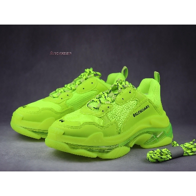 Buy Balenciaga Triple S Sneaker "Fluo Yellow" 541624 W2FF1 7320 Quality Reps Replicas Shoes