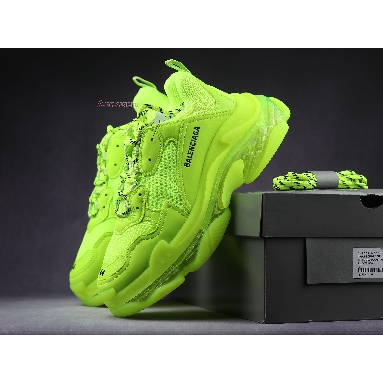 Buy Balenciaga Triple S Sneaker "Fluo Yellow" 541624 W2FF1 7320 Quality Reps Replicas Shoes