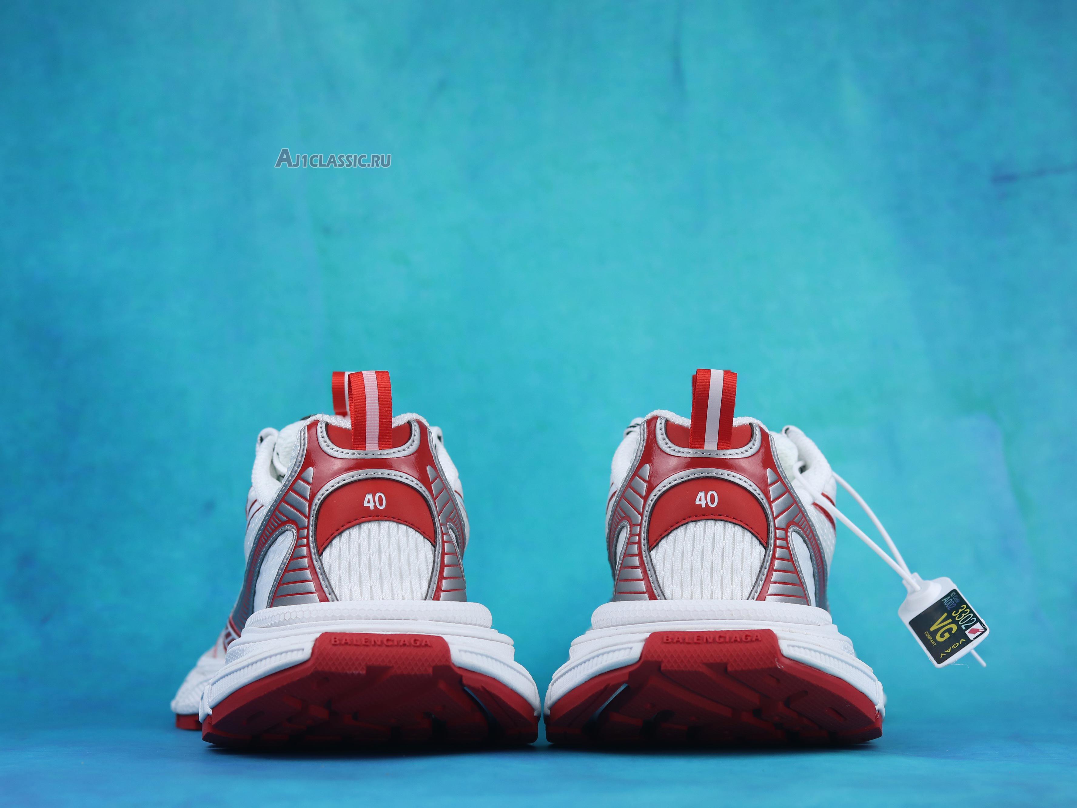 New Balenciaga 3XL Sneaker "Worn-Out - White Red" 734734 W3XL2 9060 Shoes