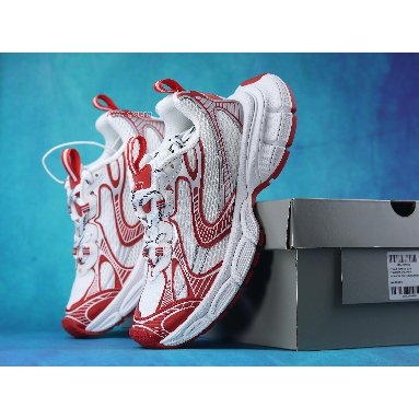 Buy Balenciaga 3XL Sneaker "Worn-Out - White Red" 734734 W3XL2 9060 Quality Reps Replicas Shoes