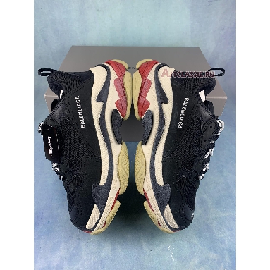 Buy Balenciaga Triple S Sneaker "Black Red" 2018 533882 W09O1 1000 Quality Reps Replicas Shoes