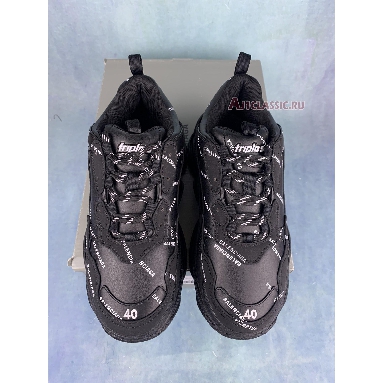 Buy Balenciaga Triple S Sneaker "Allover Logo - Black" 536737 W2FA1 1090 Quality Reps Replicas Shoes