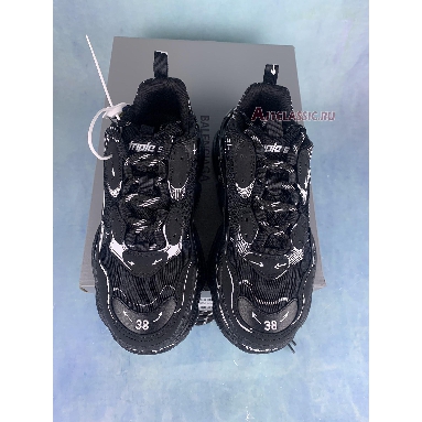 Buy Balenciaga Triple S Sketch-Print Sneakers "Black" 536737 W3SRB 1090 Quality Reps Replicas Shoes