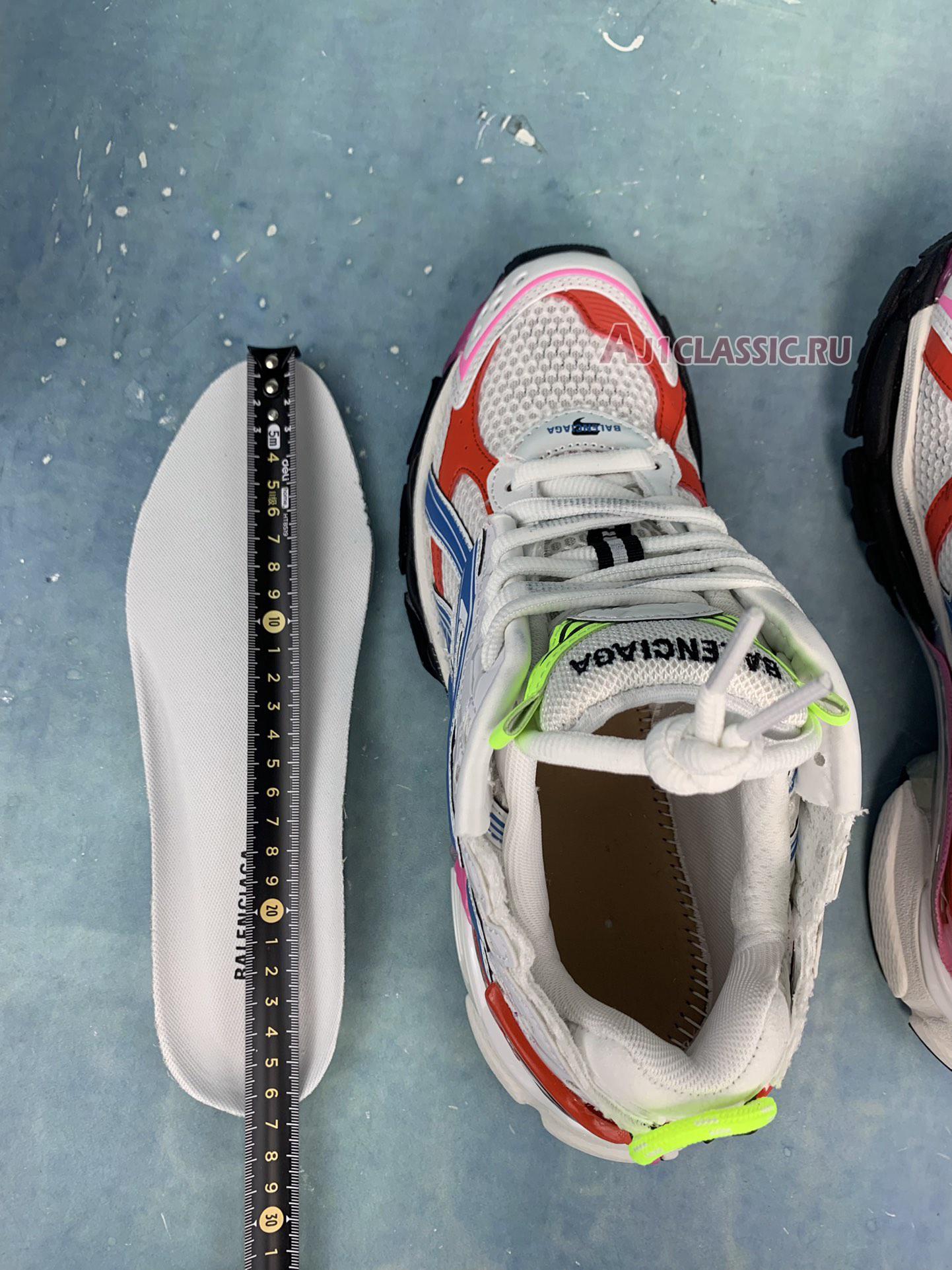New Balenciaga Runner Sneaker "White Multicolour" 677402 W3RB6 9645 Shoes