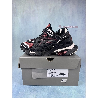 Buy Balenciaga Track.2 Trainer "Black Burgundy" 568614 W2GN3 6000 Quality Reps Replicas Shoes