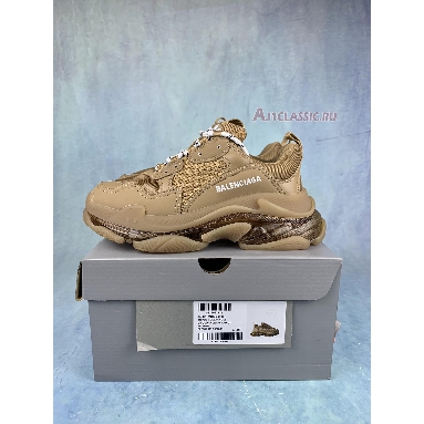 Buy Balenciaga Triple S Sneaker "Clear Sole - Light Camel" 541624 W2GA1 2706 Quality Reps Replicas Shoes