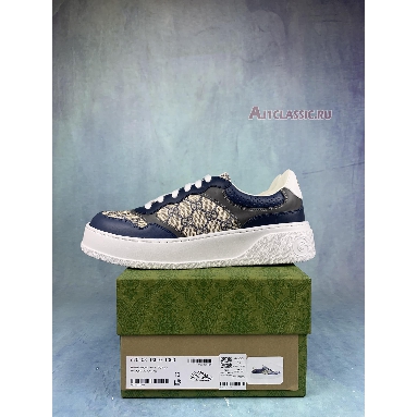 Buy Gucci GG Embossed Sneaker "Beige Blue" 669582 UPGB0 4273 Quality Reps Replicas Shoes