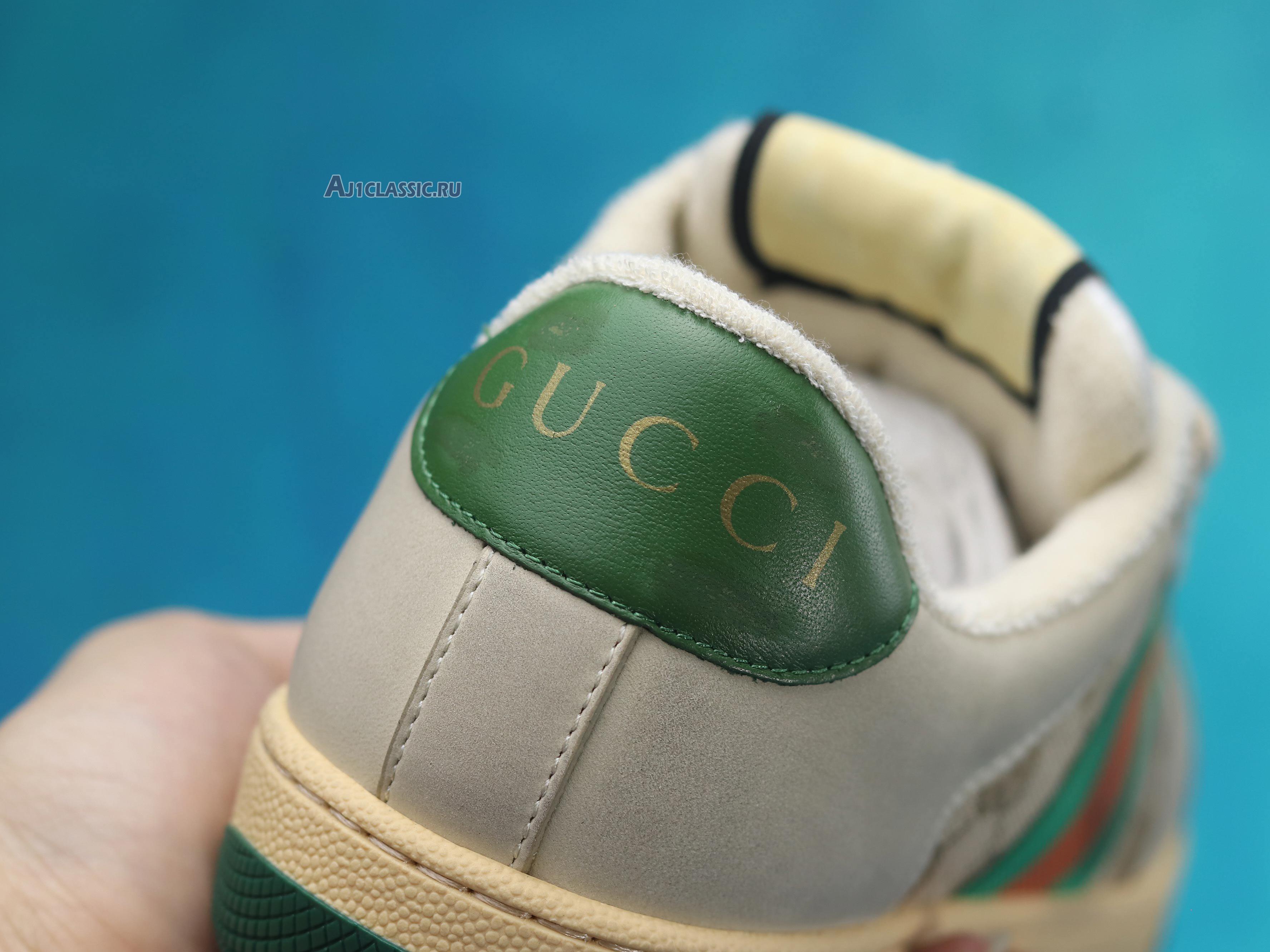 New Gucci GG Screener Distressed "GG Canvas" 546551 9Y920 9666 Shoes