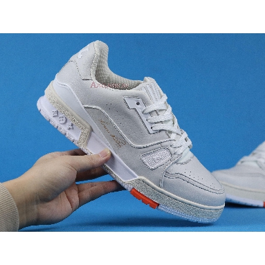 Buy Louis Vuitton LV Trainer Sneaker Low "Pale Grey" 1A5A0P Quality Reps Replicas Shoes
