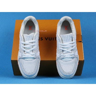 Buy Louis Vuitton LV Trainer Sneaker Low "Pale Grey" 1A5A0P Quality Reps Replicas Shoes