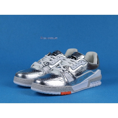 Buy Louis Vuitton LV Trainer Sneaker Low "Silver White" 1A8KGO Quality Reps Replicas Shoes