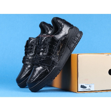Buy Louis Vuitton LV Trainer Low "Black" 1A5EP0 Quality Reps Replicas Shoes