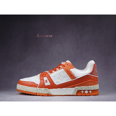 Buy Louis Vuitton Trainer Low "Orange Monogram" 1A811Y Quality Reps Replicas Shoes