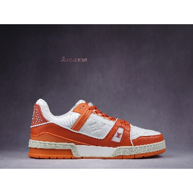 Buy Louis Vuitton Trainer Low "Orange Monogram" 1A811Y Quality Reps Replicas Shoes