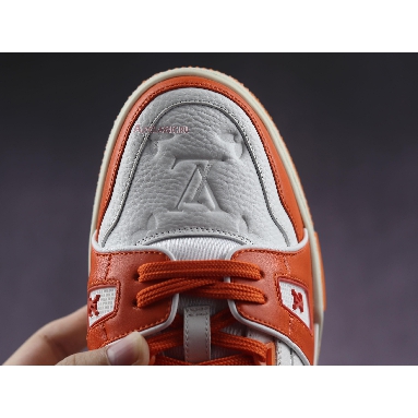 Buy Louis Vuitton Trainer Low "Orange Monogram" 1A811Y Quality Reps Replicas Shoes